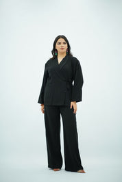 Ensemble Tencel Élégance Intemporelle – Noir