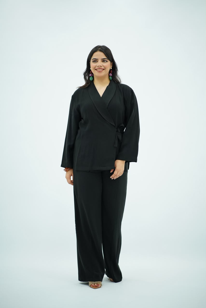 Ensemble Tencel Élégance Intemporelle – Noir