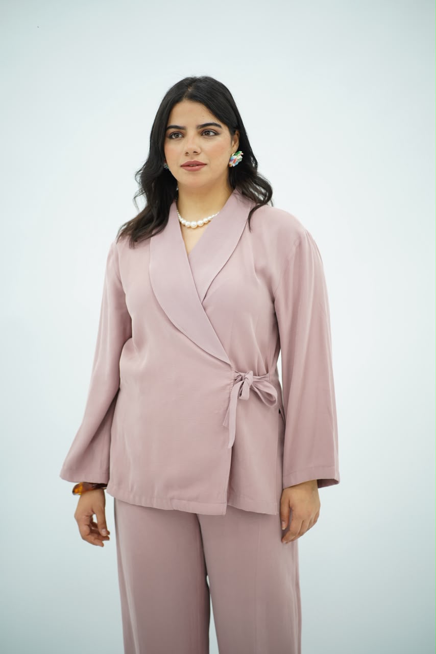 Ensemble en Tencel - Rose poudré