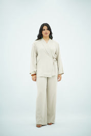 Ensemble Tencel Croisé – Écru