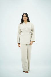 Ensemble Tencel Croisé – Écru