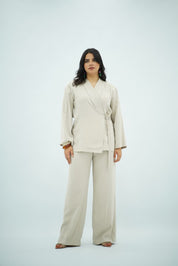 Ensemble Tencel Croisé – Écru