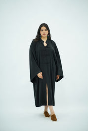 Gandoura en Tencel Style Coréen – Noir