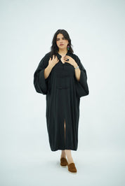 Gandoura en Tencel Style Coréen – Noir