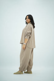 Ensemble Chic Oversize Beige