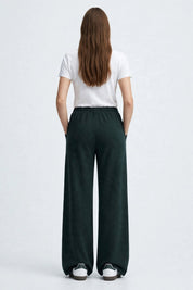 Pantalon Large en Jogging  à Cordon