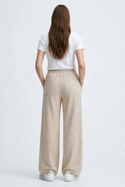 Pantalon Large en Jogging  à Cordon