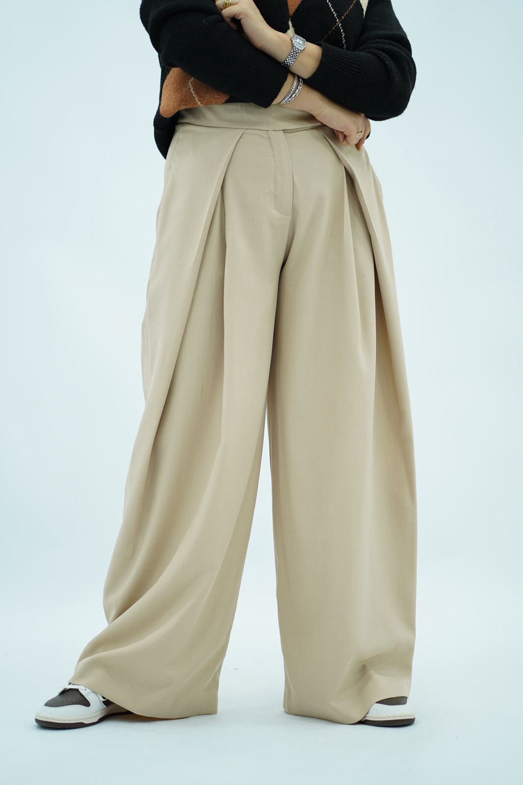 Pantalons Large a Pinces