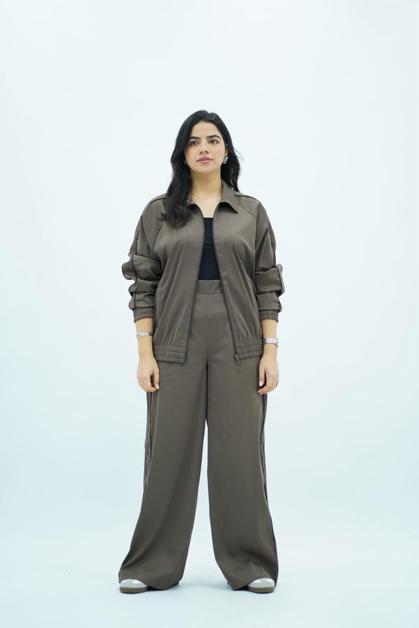 Ensemble Marron chocolat deux pièces fluide 🍁