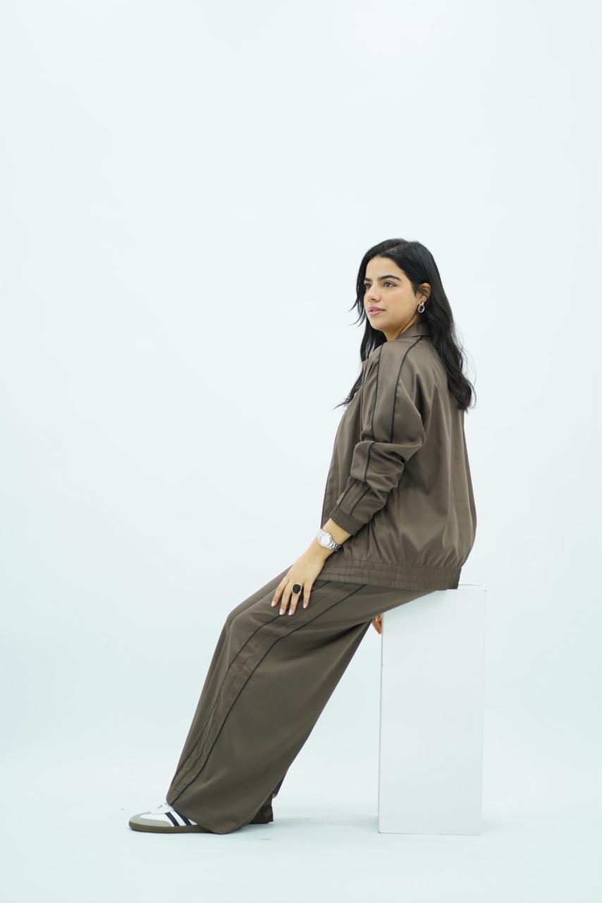 Ensemble Marron chocolat deux pièces fluide 🍁