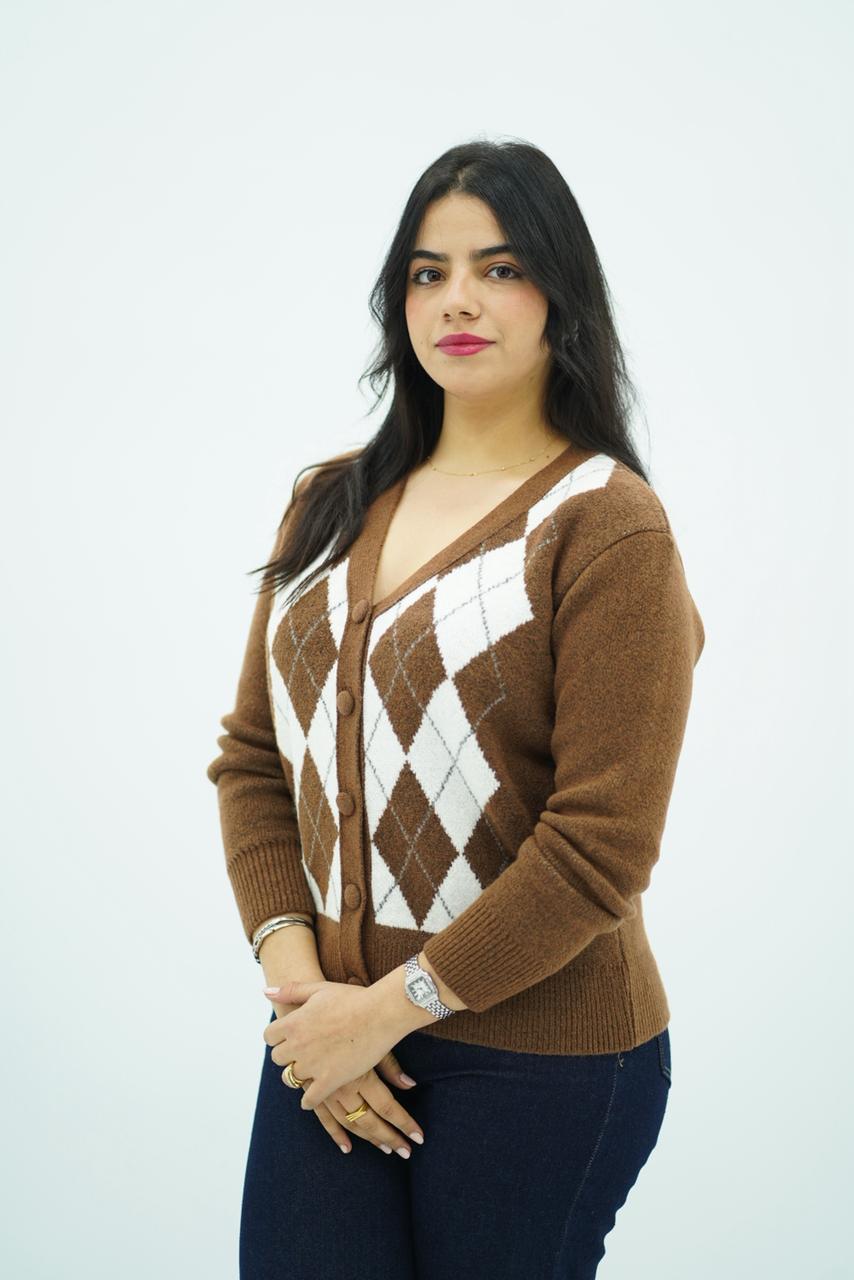 Pulls Cardigan Jacquard Élégance Classique