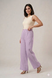 Pantalons en Lin Fluide