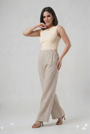 Pantalons en Lin Fluide