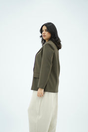 Blazer Croisé Chic et Structuré