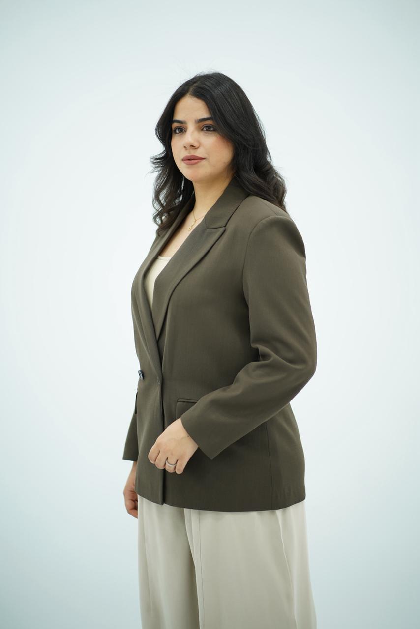 Blazer Croisé Chic et Structuré