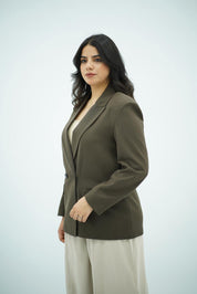 Blazer Croisé Chic et Structuré