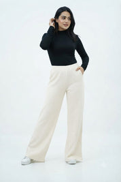 PANTALON DE MAILLE - ECRU