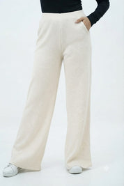 PANTALON DE MAILLE - ECRU