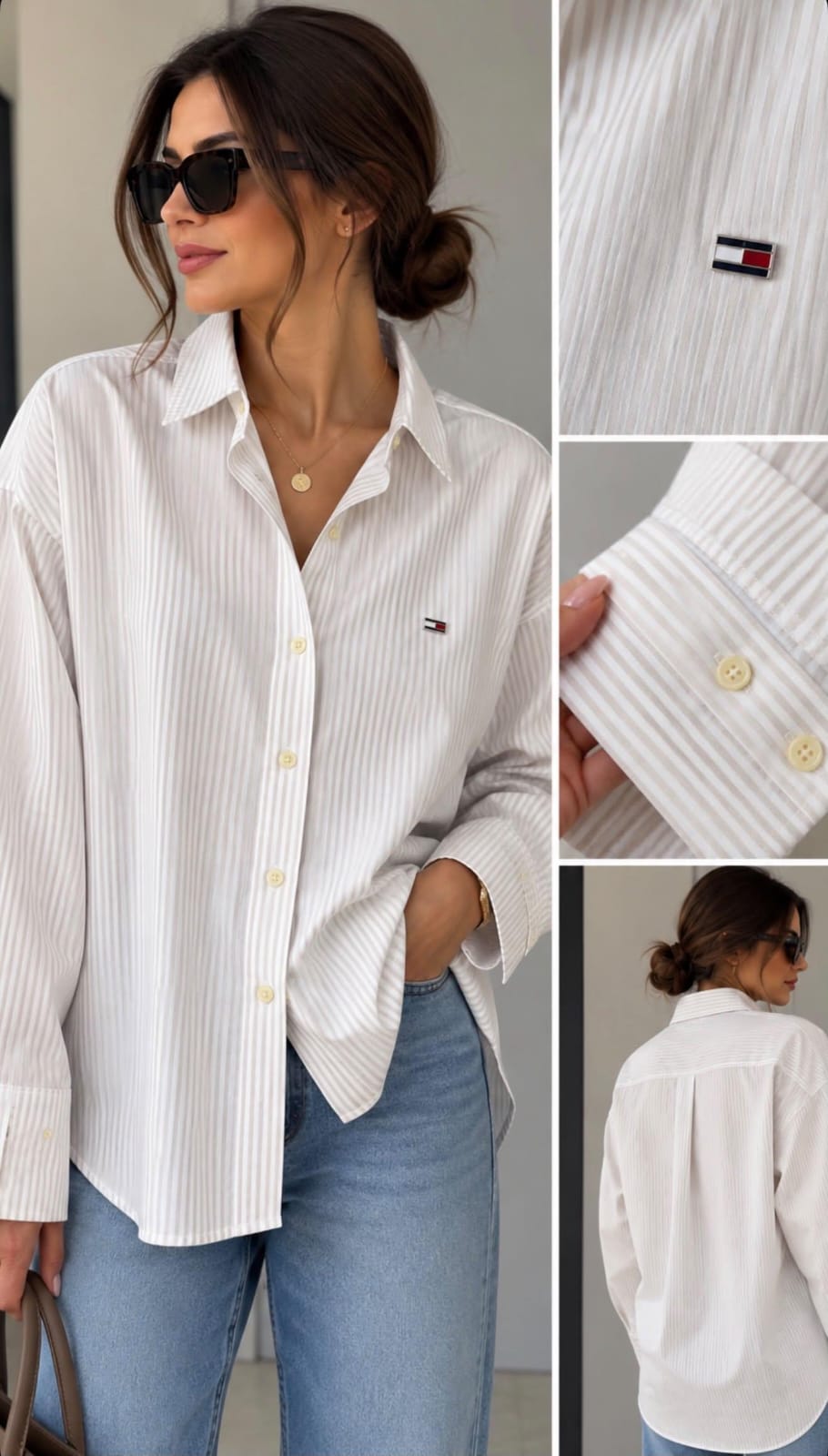 Chemise Élégante à Rayures