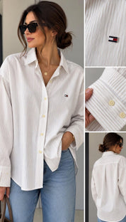 Chemise Élégante à Rayures