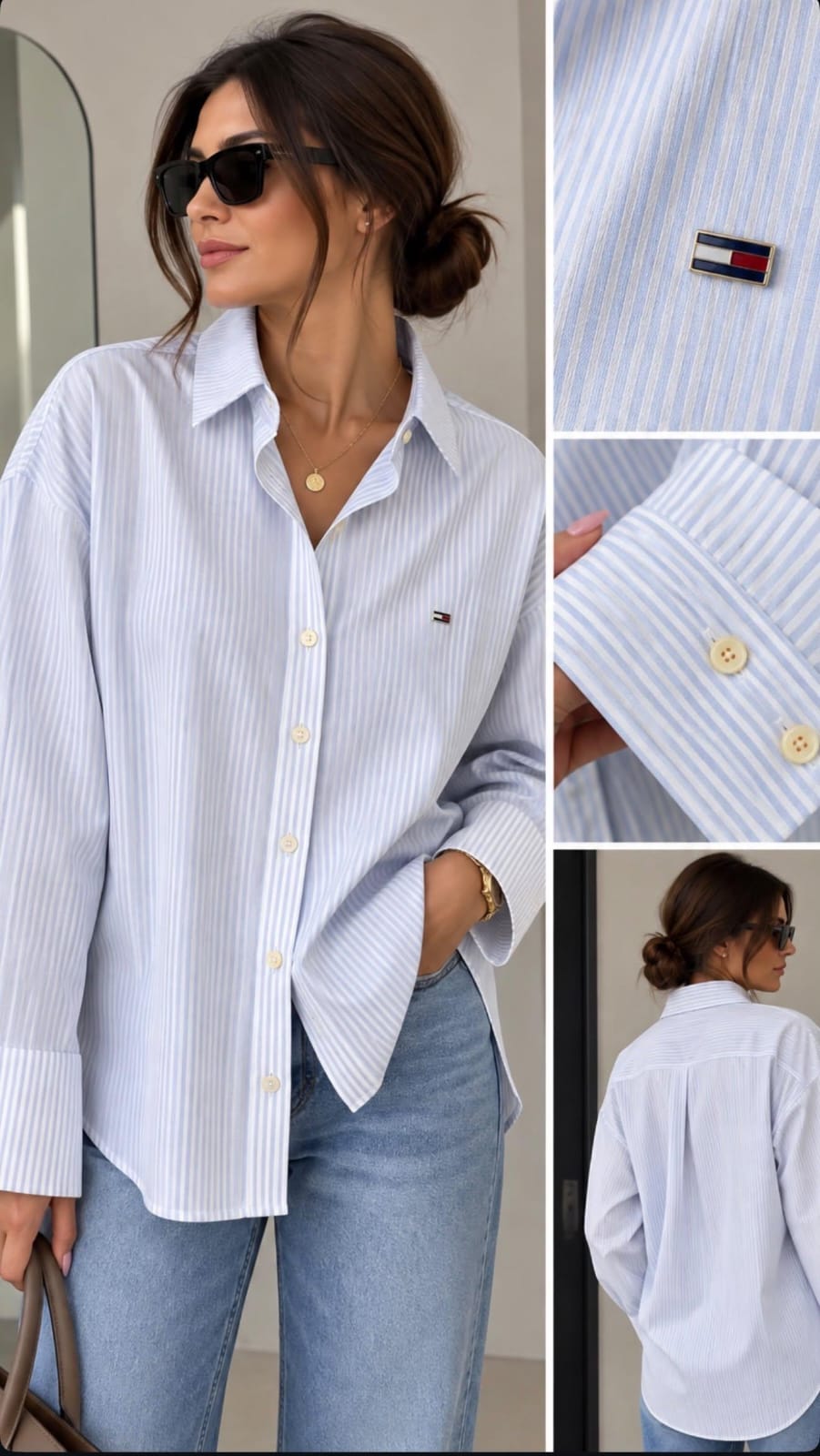 Chemise Élégante à Rayures