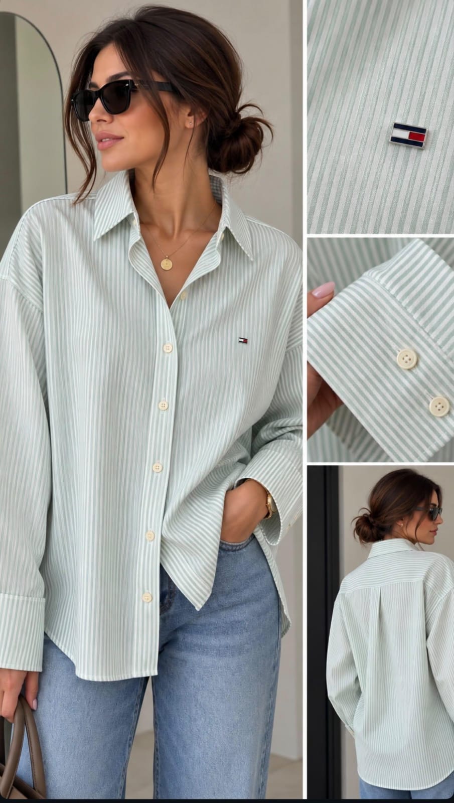 Chemise Élégante à Rayures