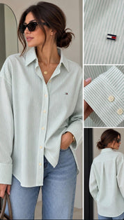 Chemise Élégante à Rayures