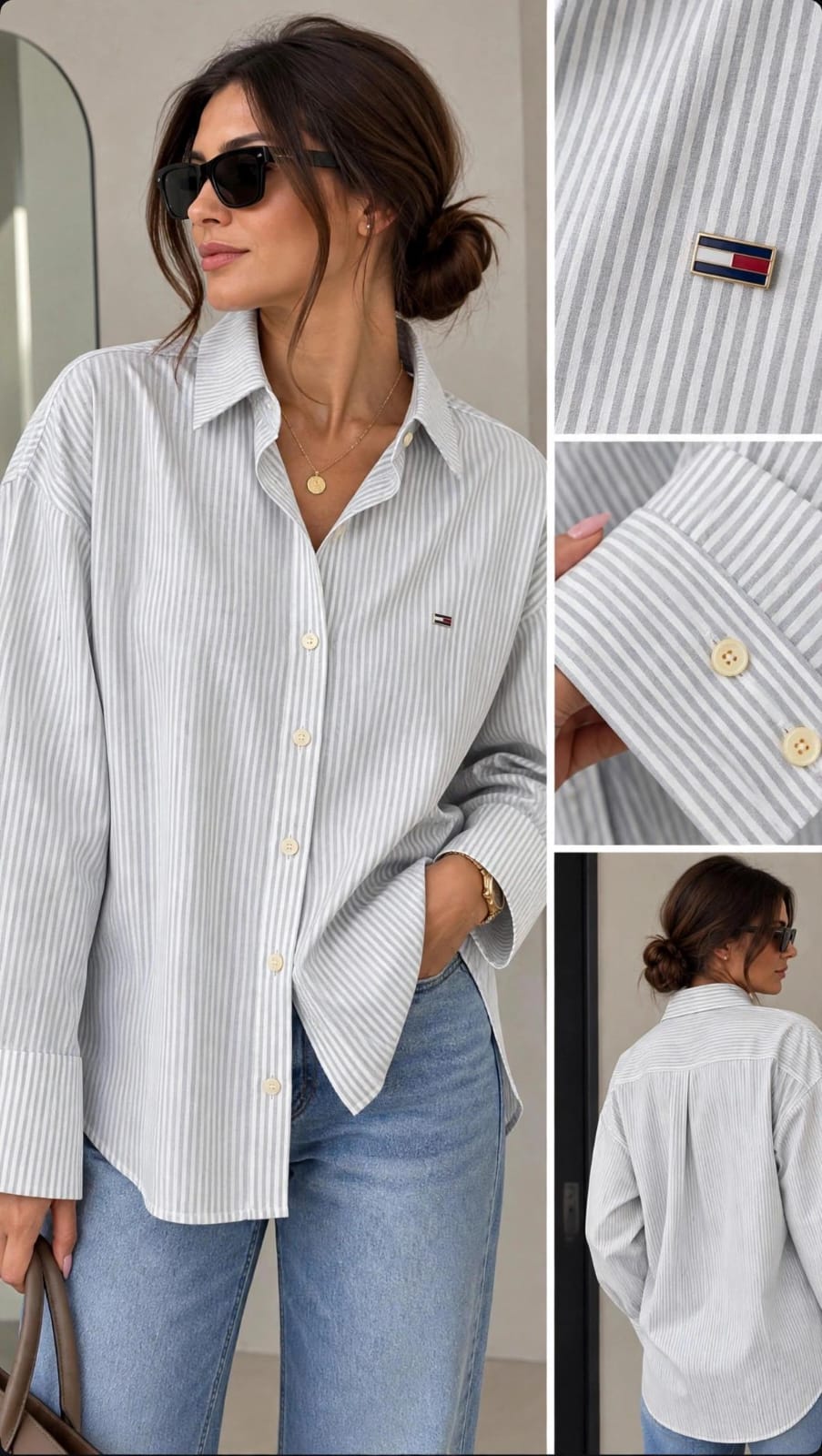 Chemise Élégante à Rayures