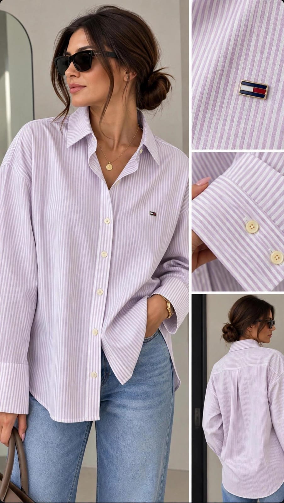 Chemise Élégante à Rayures