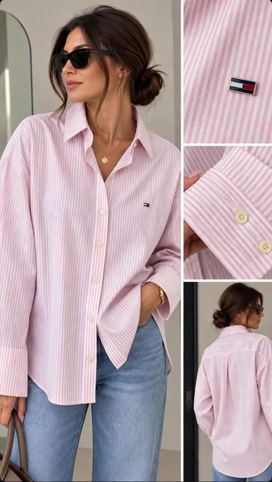 Chemise Élégante à Rayures