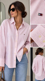 Chemise Élégante à Rayures
