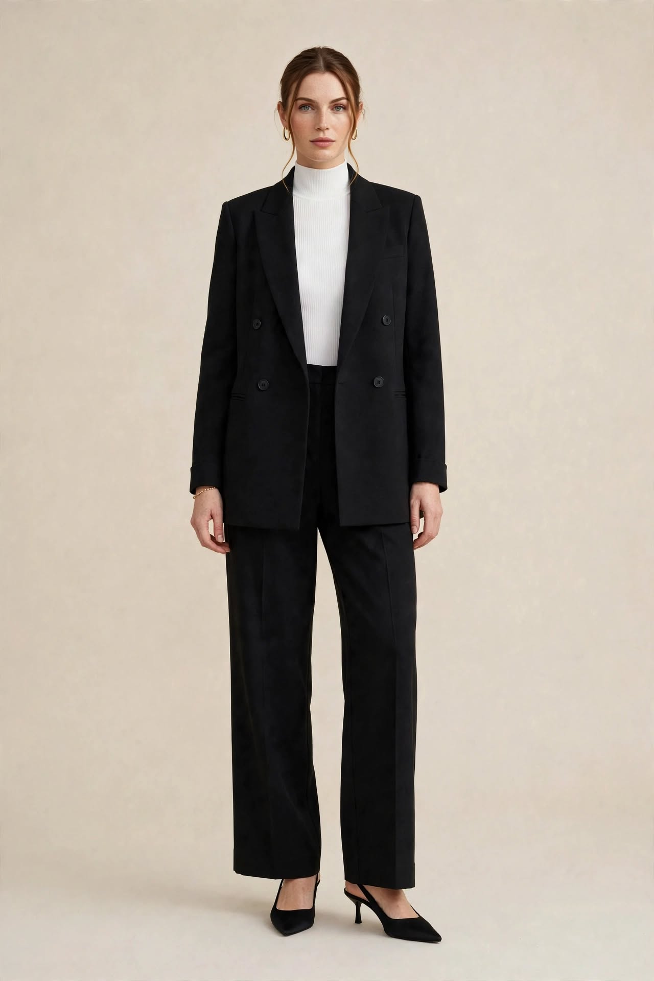 Tailleur Noir Classique