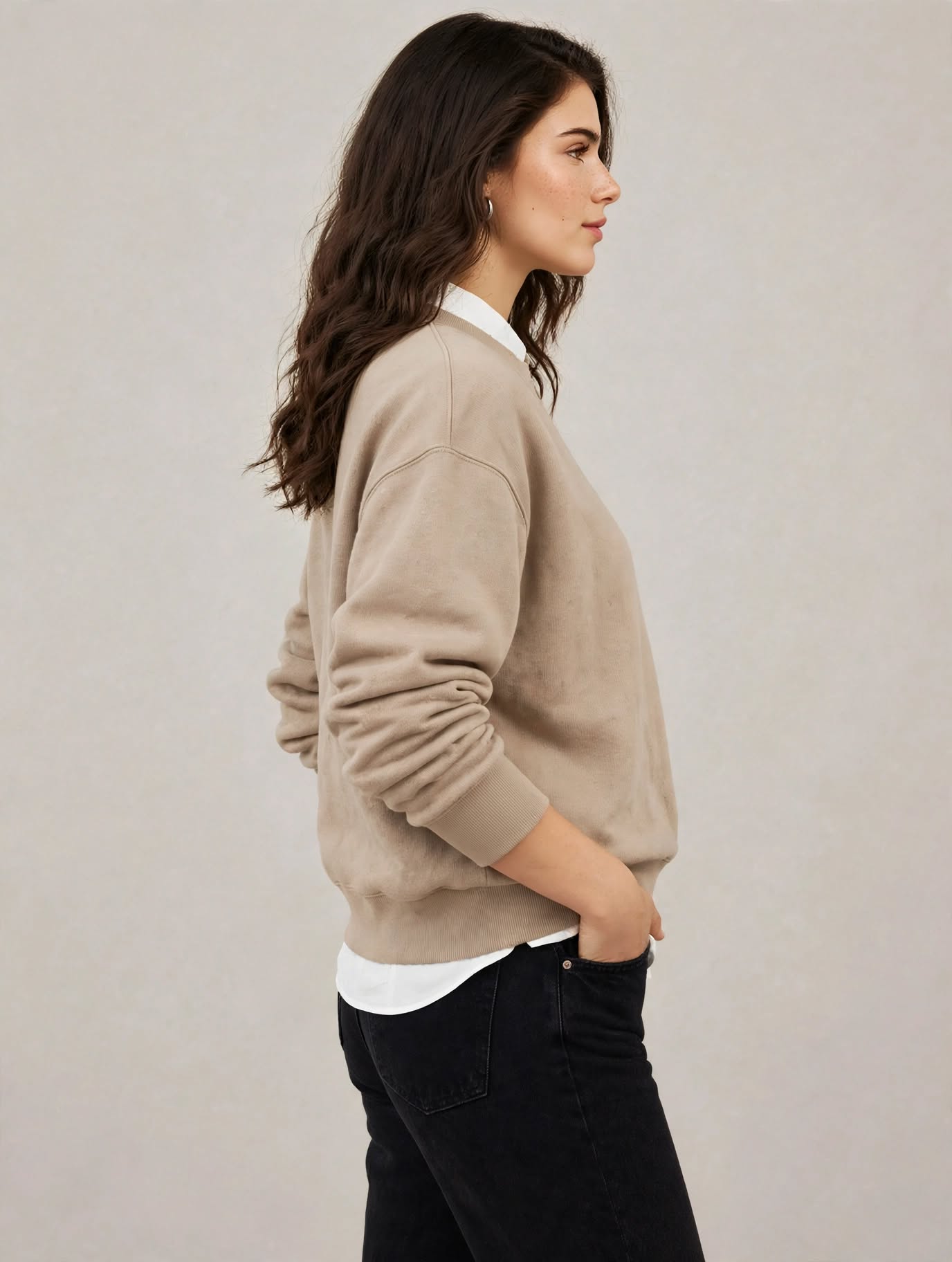 Sweat-shirt  Col Rond