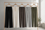Pantalon Large en Jogging  à Cordon