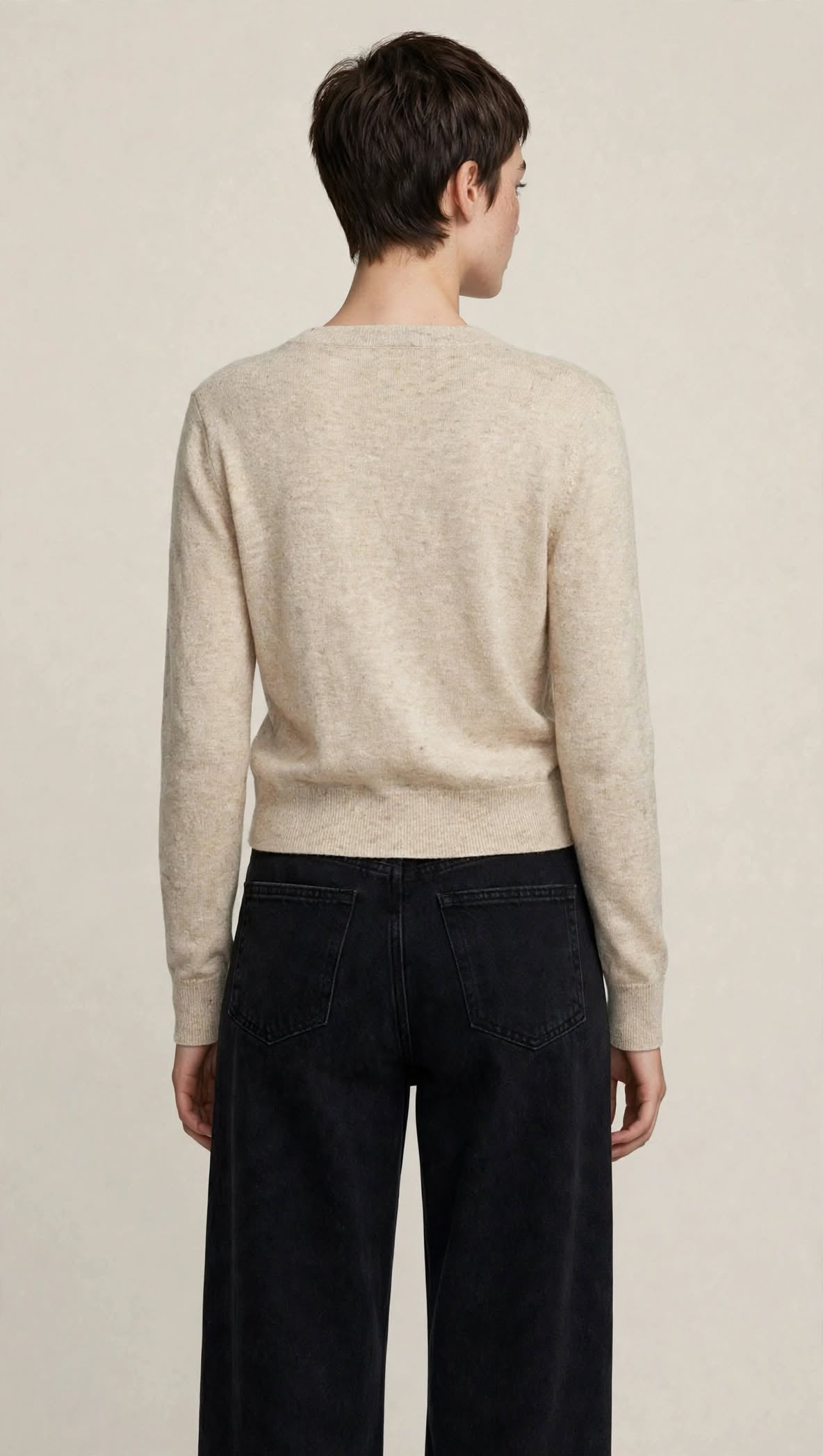 Cardigan Classique Col V en Maille