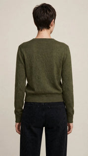 Cardigan Classique Col V en Maille
