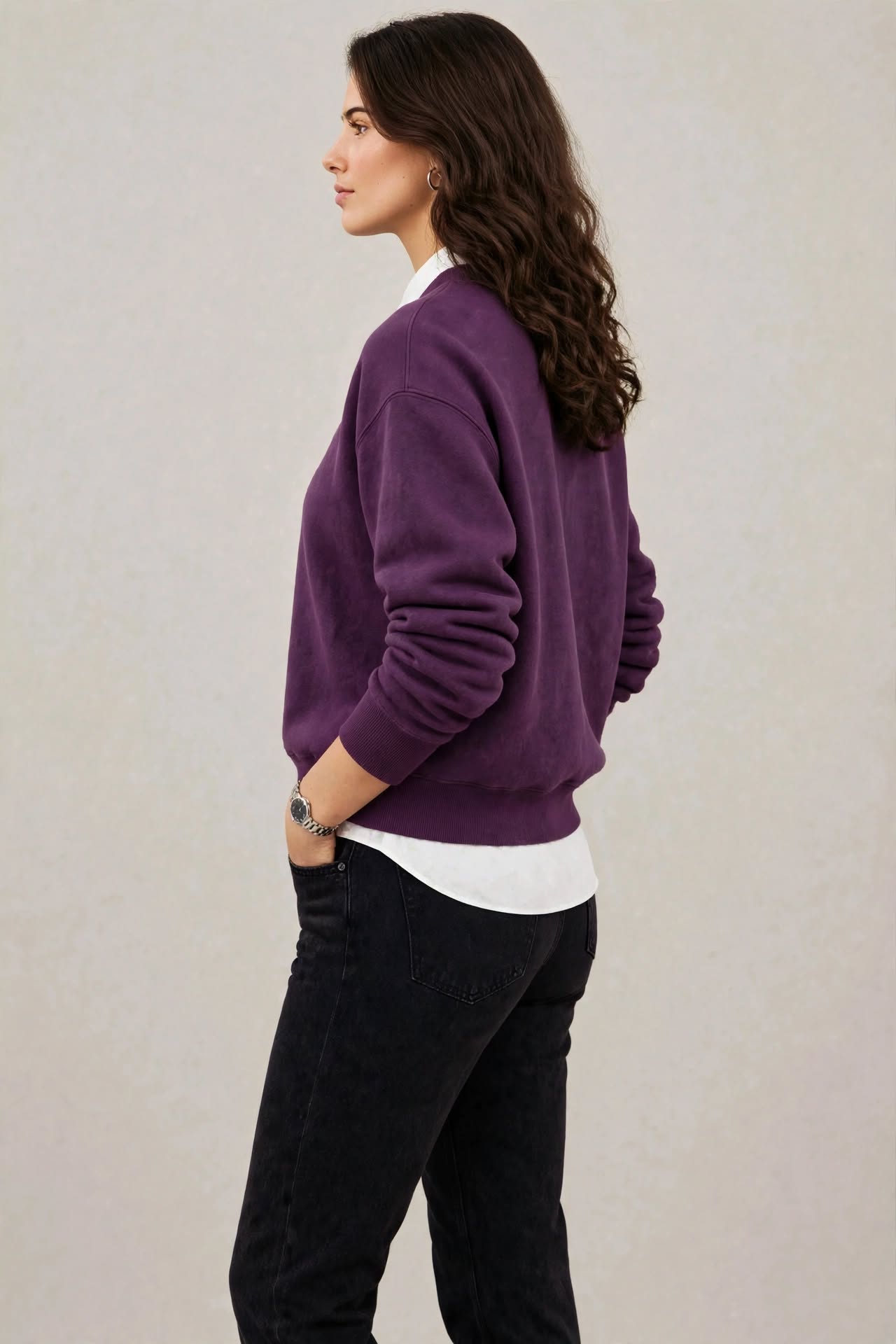 Sweat-shirt  Col Rond