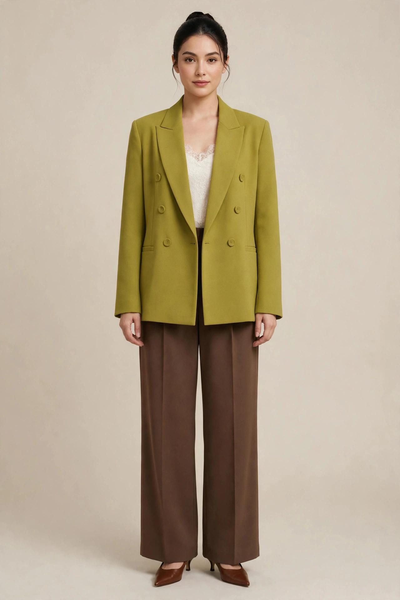 Blazer de costume à double boutonnage