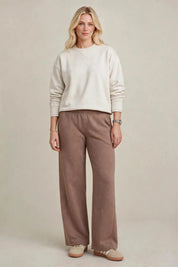 Pantalon jogging taupe mocha