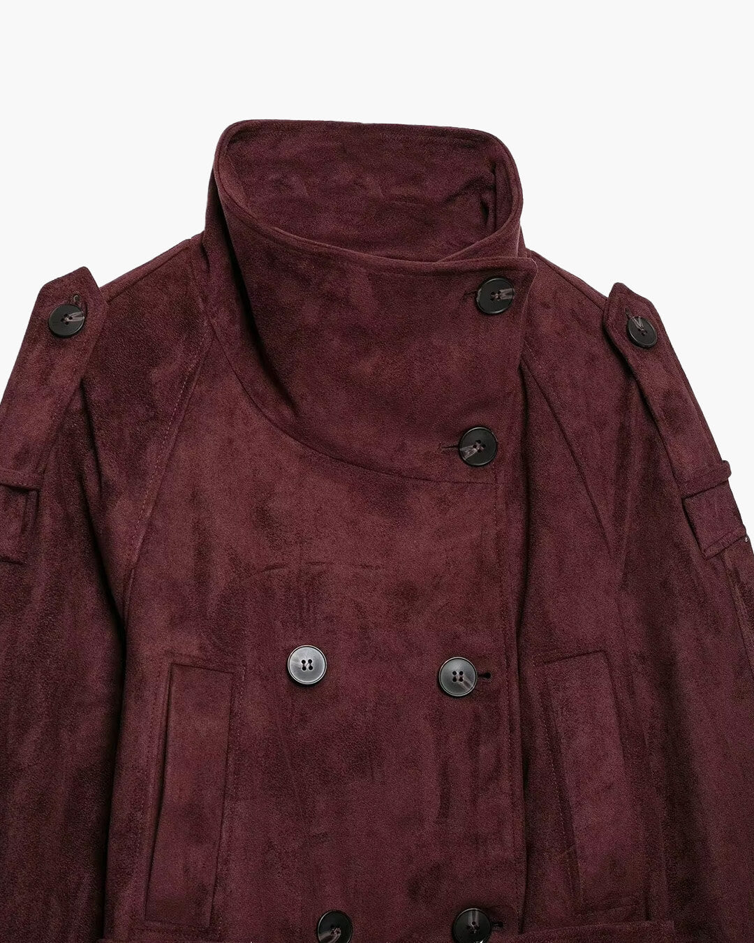 Mini-Trench en Daim - Bordeau