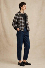 Jacket Double Face Noire & Revers Imprimé