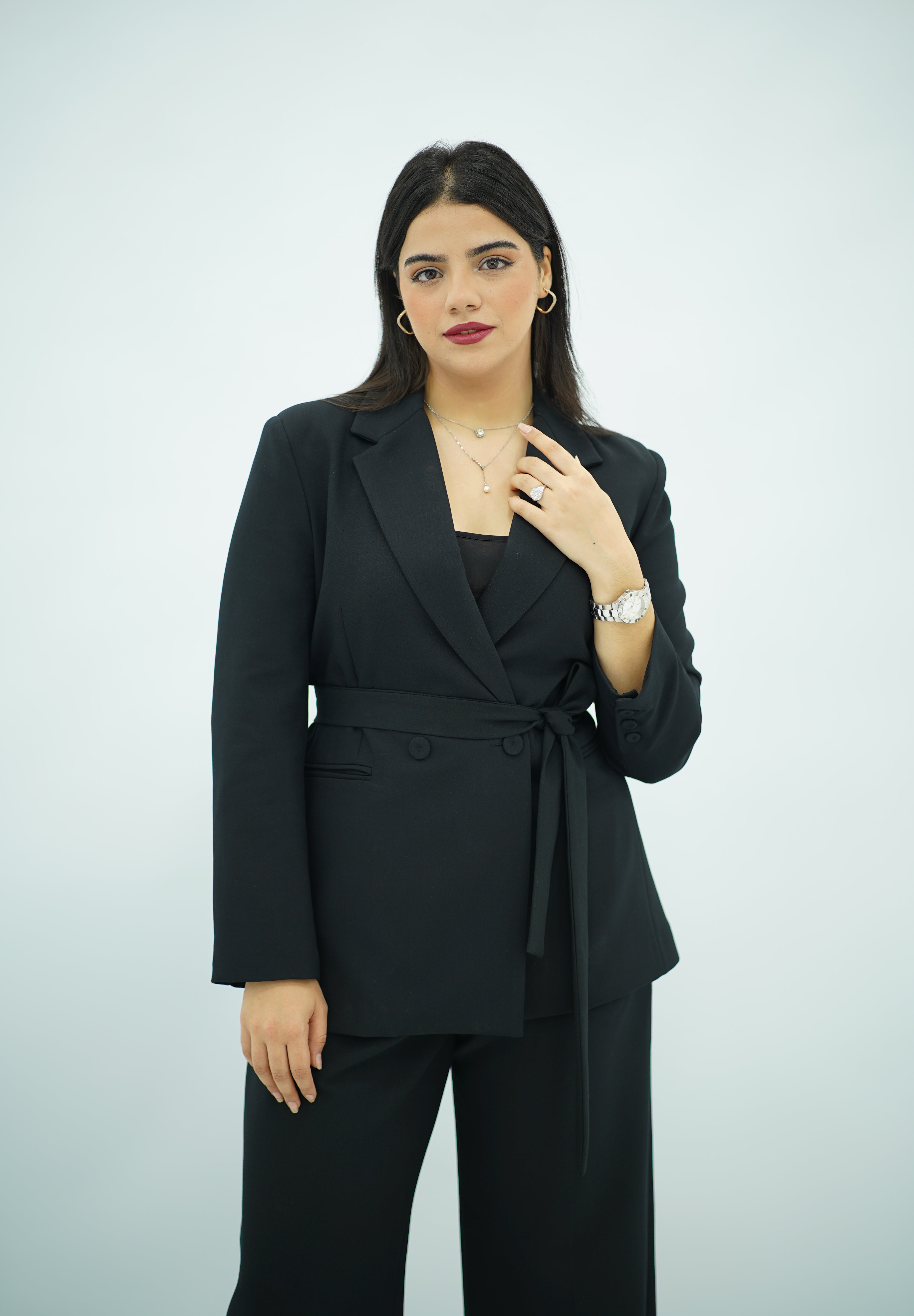 Tailleur Ceinturé