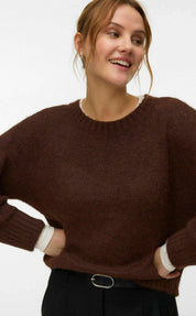 Pull en maille marron  🍂