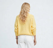Pull en maille jaune 💛