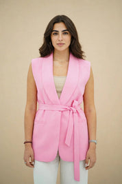 Gilet Sans Manches - Rose