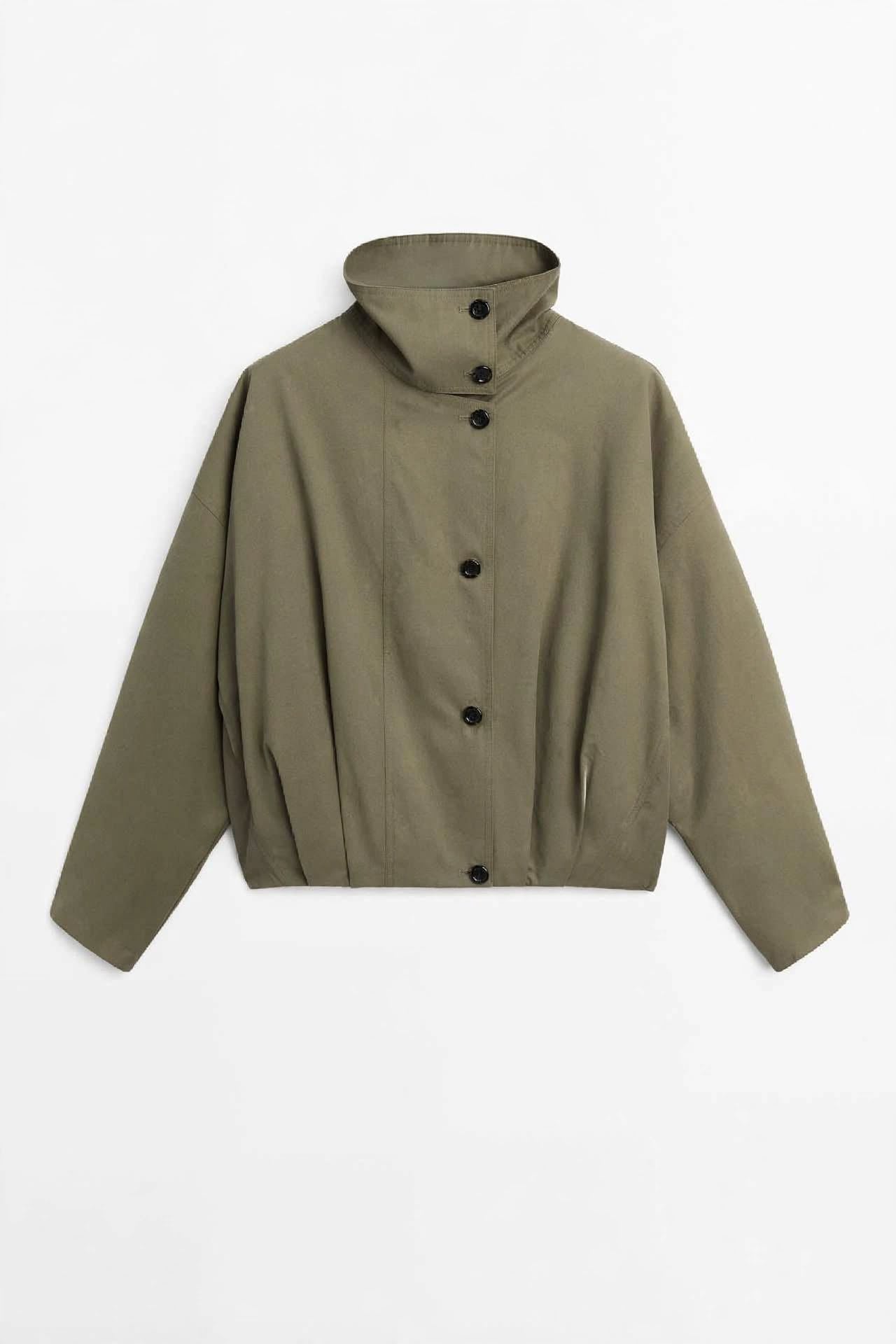 Bomber Court Oversize - Vert Kaki