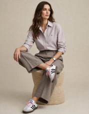 Chemise Oversize Mauve Pâle