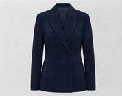 Blazer de costume élégant à double boutonnage