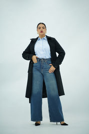 Trench-coat Long Noir