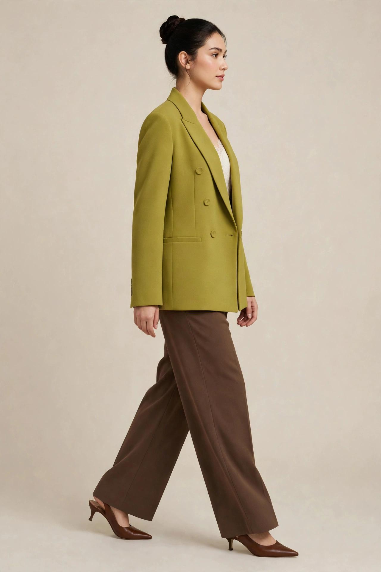 Blazer de costume à double boutonnage